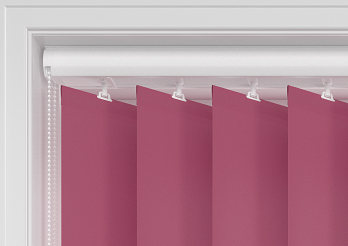 Roma, Cerise Pink - Vertical Blind - Image 9